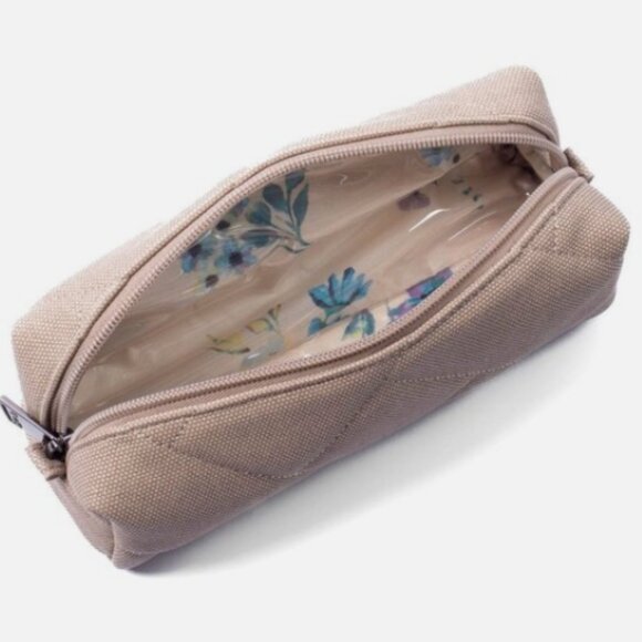 LUG Handbags - NWT- LUG JIB MATTE LUXE POUCH- SAND